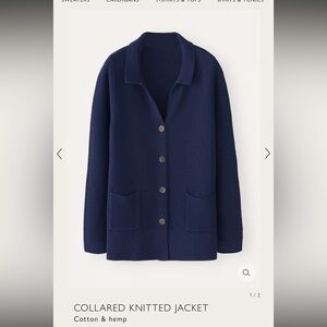 Poetry Collared Knitted Jacket